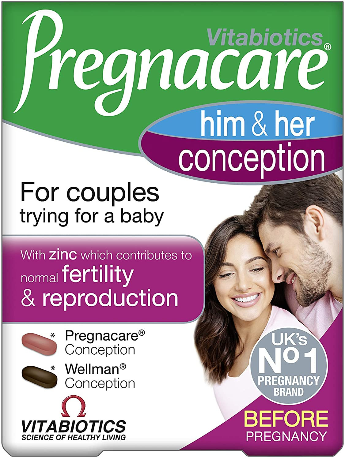 Vitabiotics Pregnacare His and Her Conception Tablets