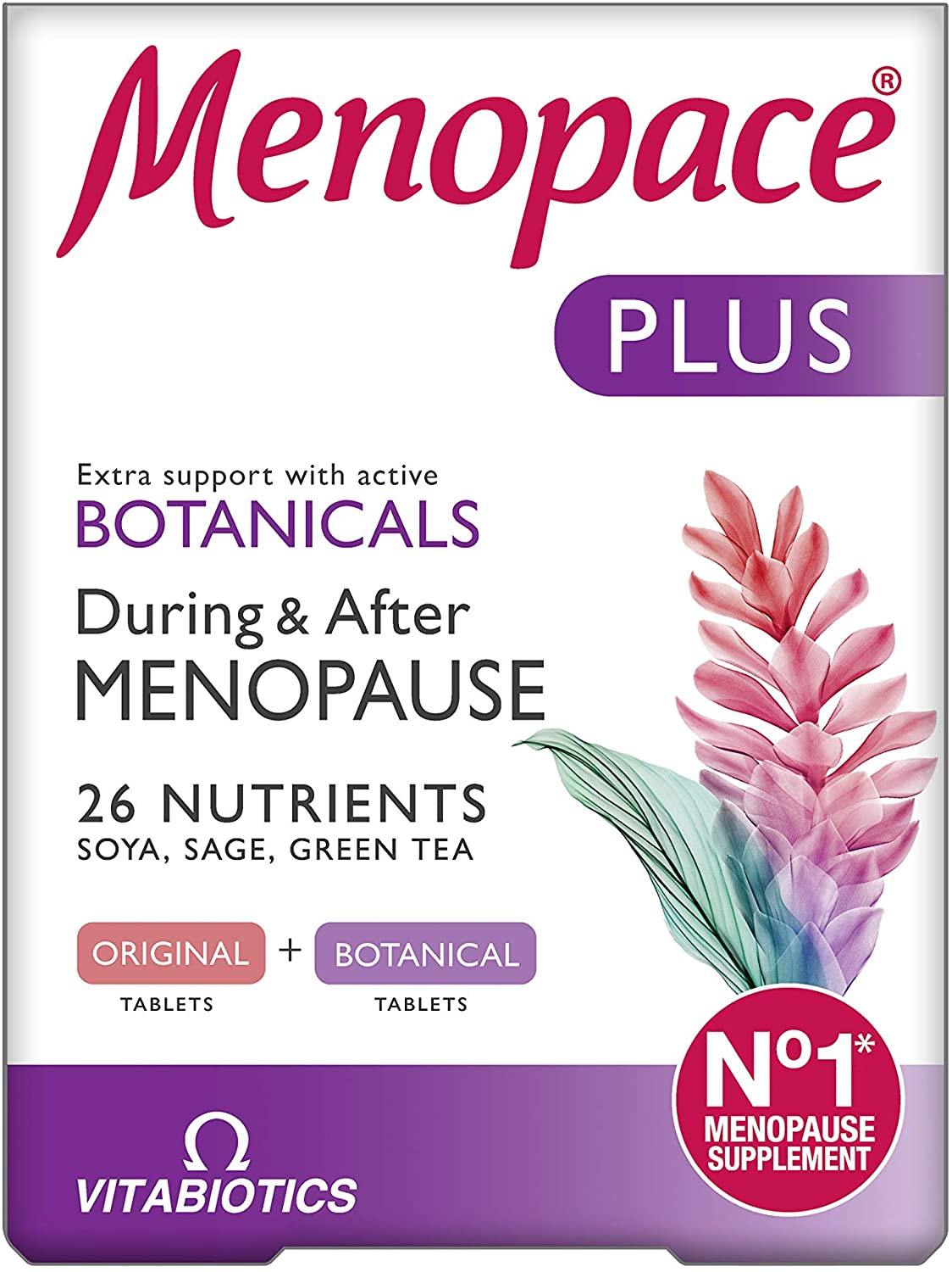 Vitabiotics Menopace Plus Tablets for Menopause