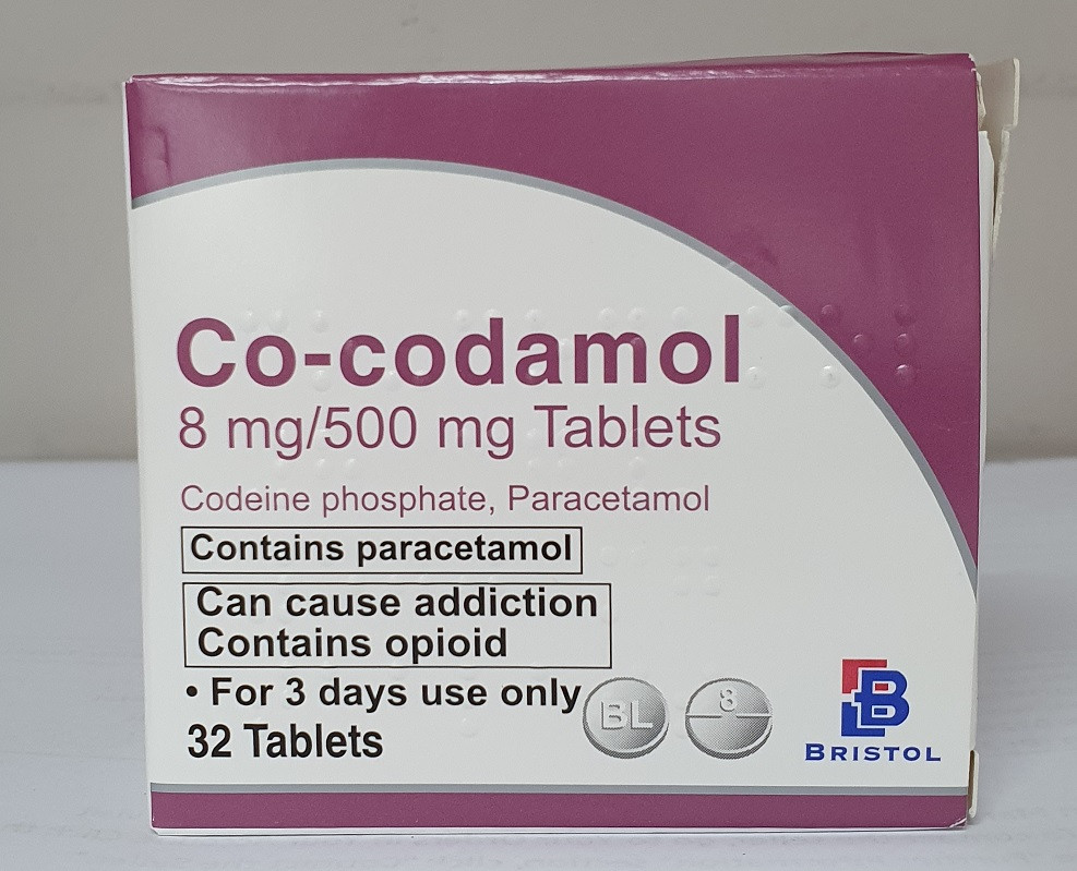 Co-Codamol 8mg/500mg 32 Tablets