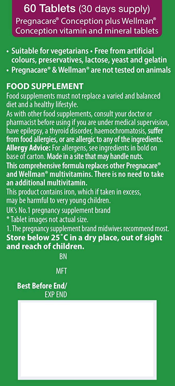 Vitabiotics Pregnacare His and Her Conception Tablets