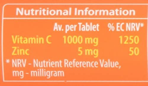 Vitabiotics Ultra Vitamin C with Zinc Effervescent 20 Tablets