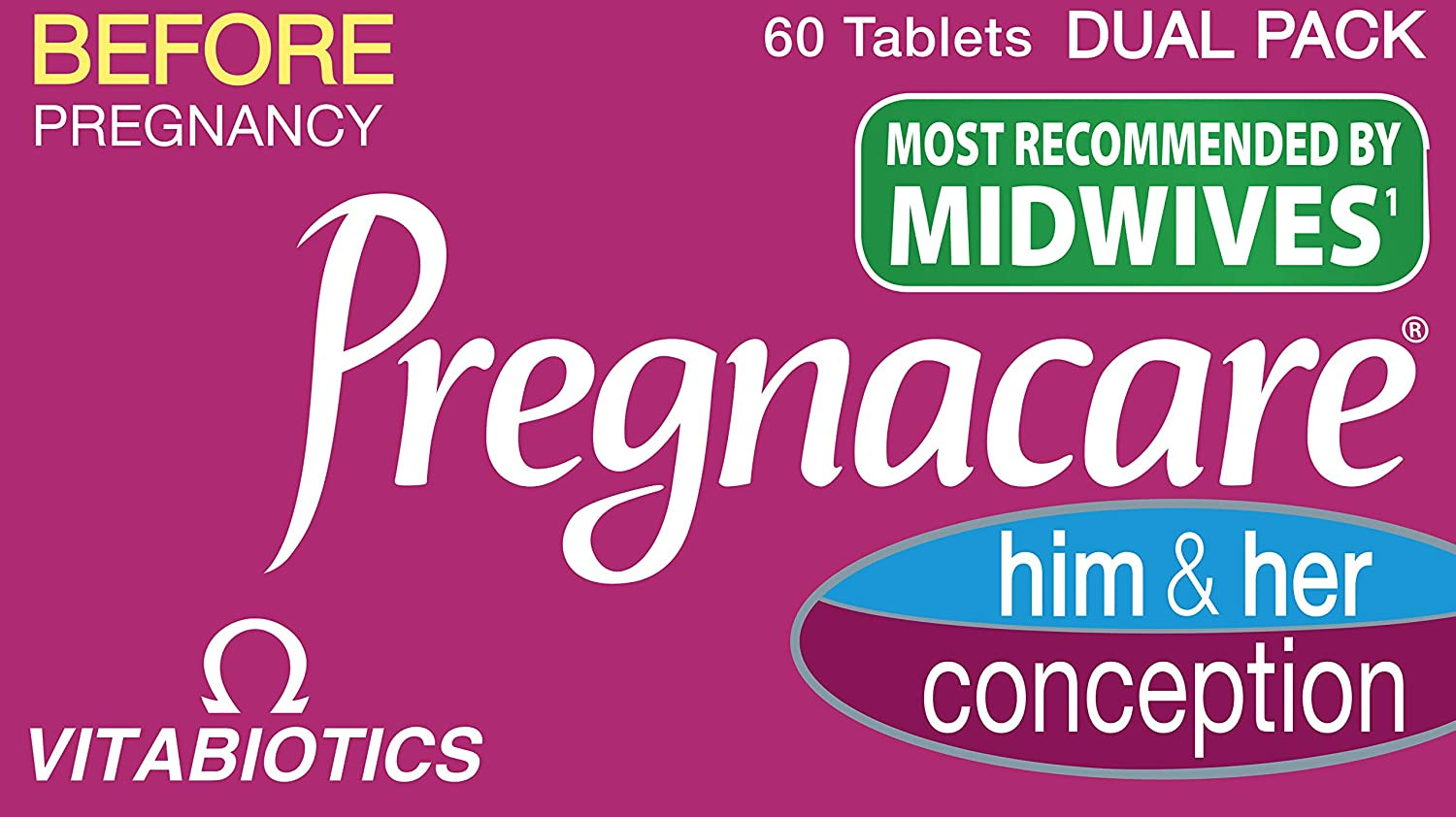Vitabiotics Pregnacare His and Her Conception Tablets