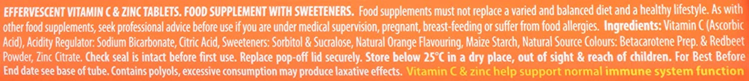 Vitabiotics Ultra Vitamin C with Zinc Effervescent 20 Tablets