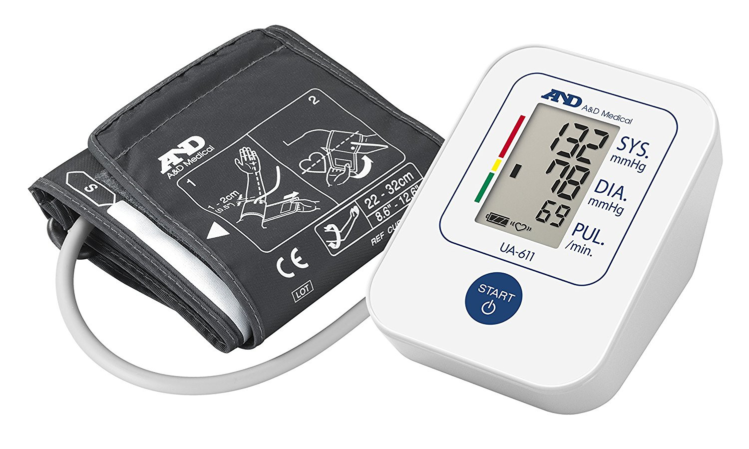 A and D UA-611 Automatic Blood Pressure Monitor Upper Arm