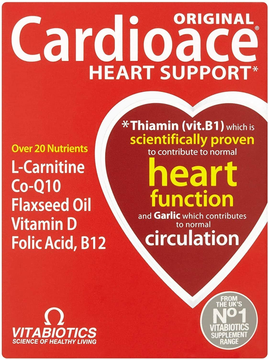 Vitabiotics Cardioace Capsules - 30 Capsules