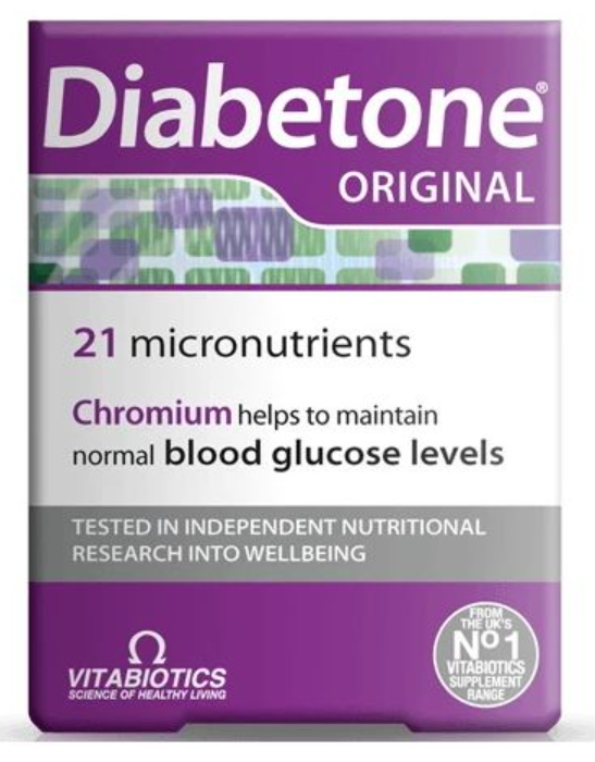 Vitabiotics Diabetone Multivitamin Tablets - Pack of 30