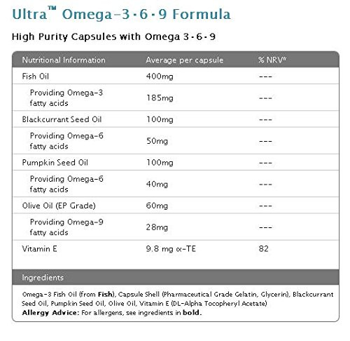 Vitabiotics Ultra Omega 3.6.9 Capsules 3 in 1 Formula