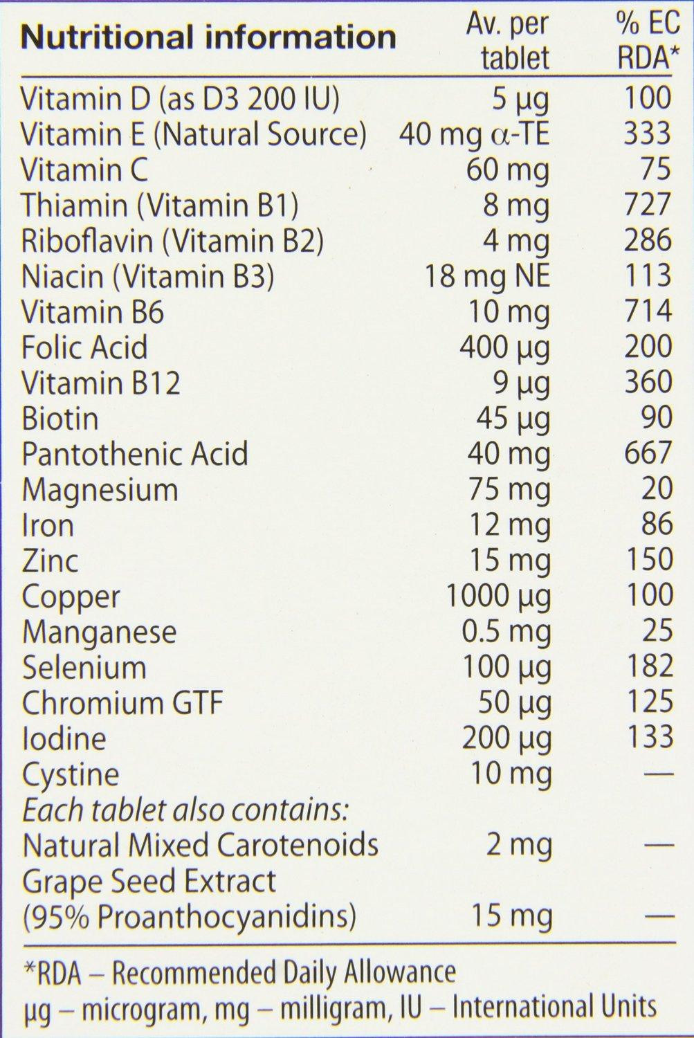 vitabiotics perfectil original triple active tablets 90 tablets