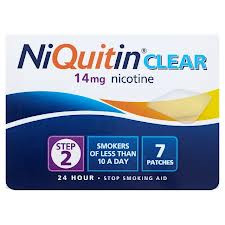 NiQuitin CQ Clear 14mg Patches Step 2 - 7 Patches