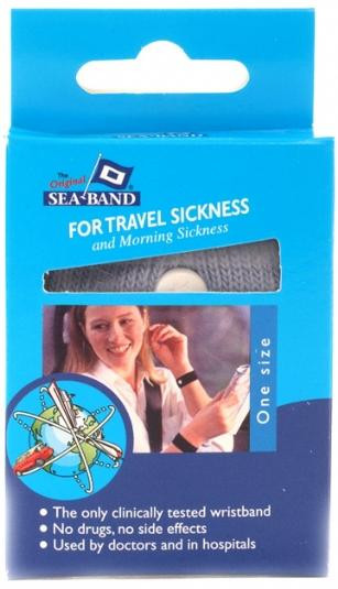 Sea Band Acupressure Wrist Bands for Adults - One Pair