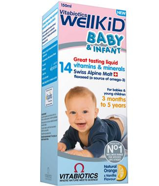 Vitabiotics Wellkid Baby And Infant Liquid 150ml