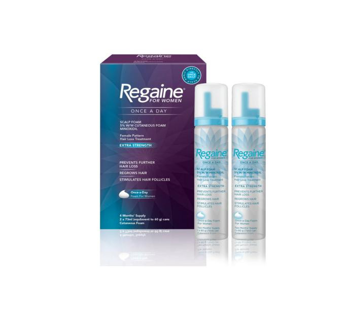 Regaine for Women Once A Day Foam Extra Strength 4 Months Supply