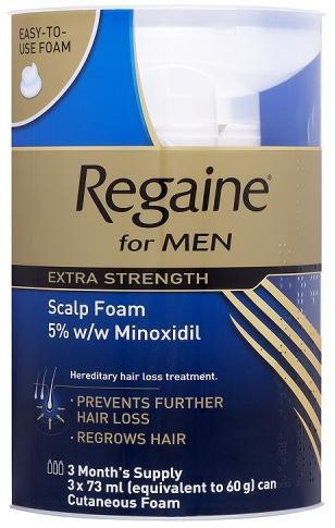 Regaine for Men Extra Strength Scalp Foam 3 x 73ml