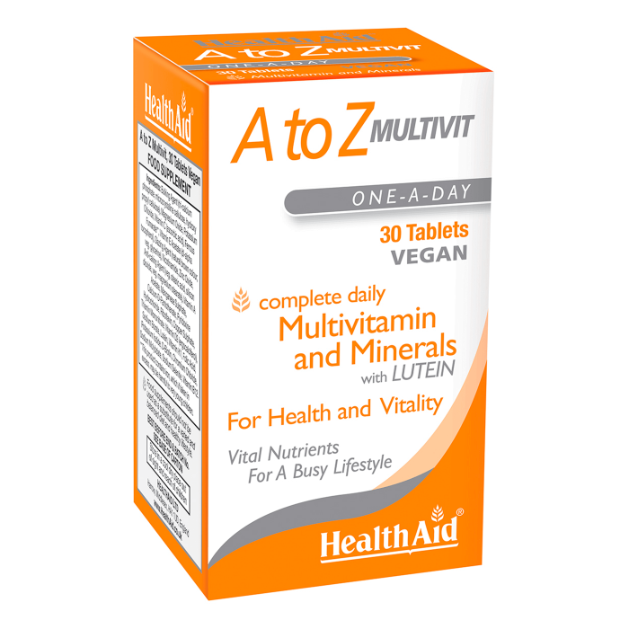 Health Aid Multivitamins And Minerals A to Z 30 Tablets