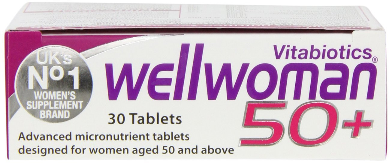 Wellwoman 50 Multivitamins For Women Over Age 50 Years With Vitamins