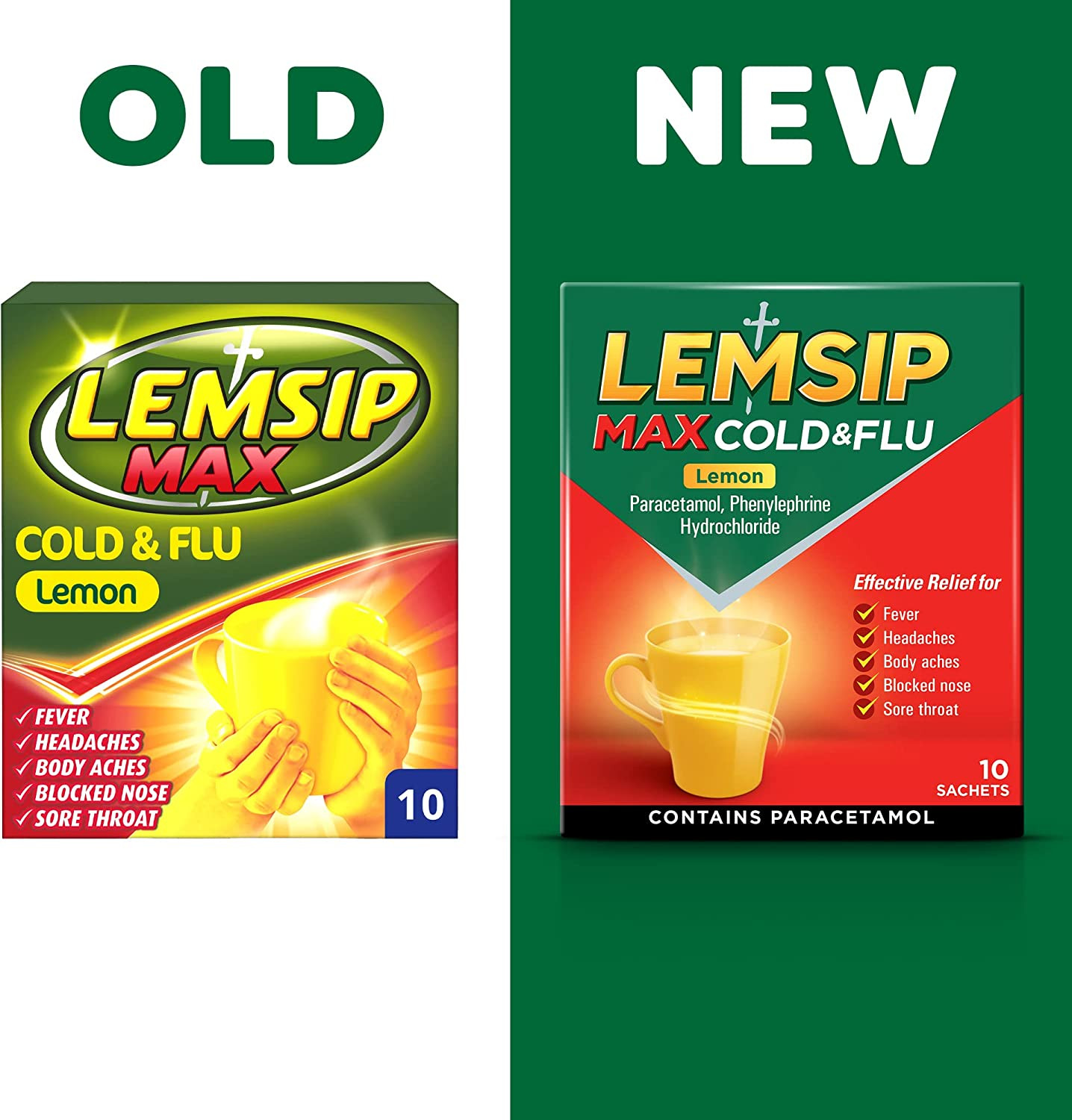 Lemsip Max Cold and Flu Lemon 10 Sachets