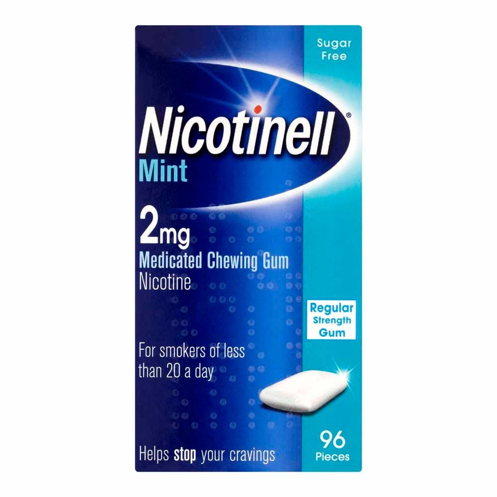 Nicotinell Mint Gum 2mg - 96 Pieces