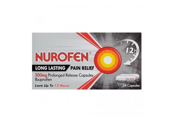 Nurofen Pain Relief 300mg 24 Capsules - Long Lasting