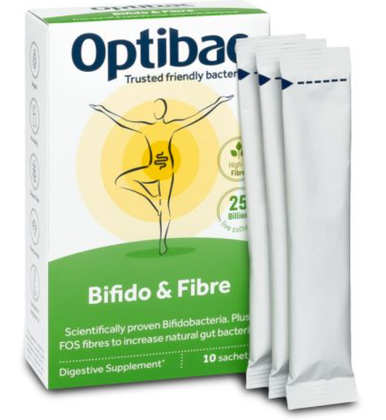 Optibac Probiotics Bifido & Fibre 10 Sachets