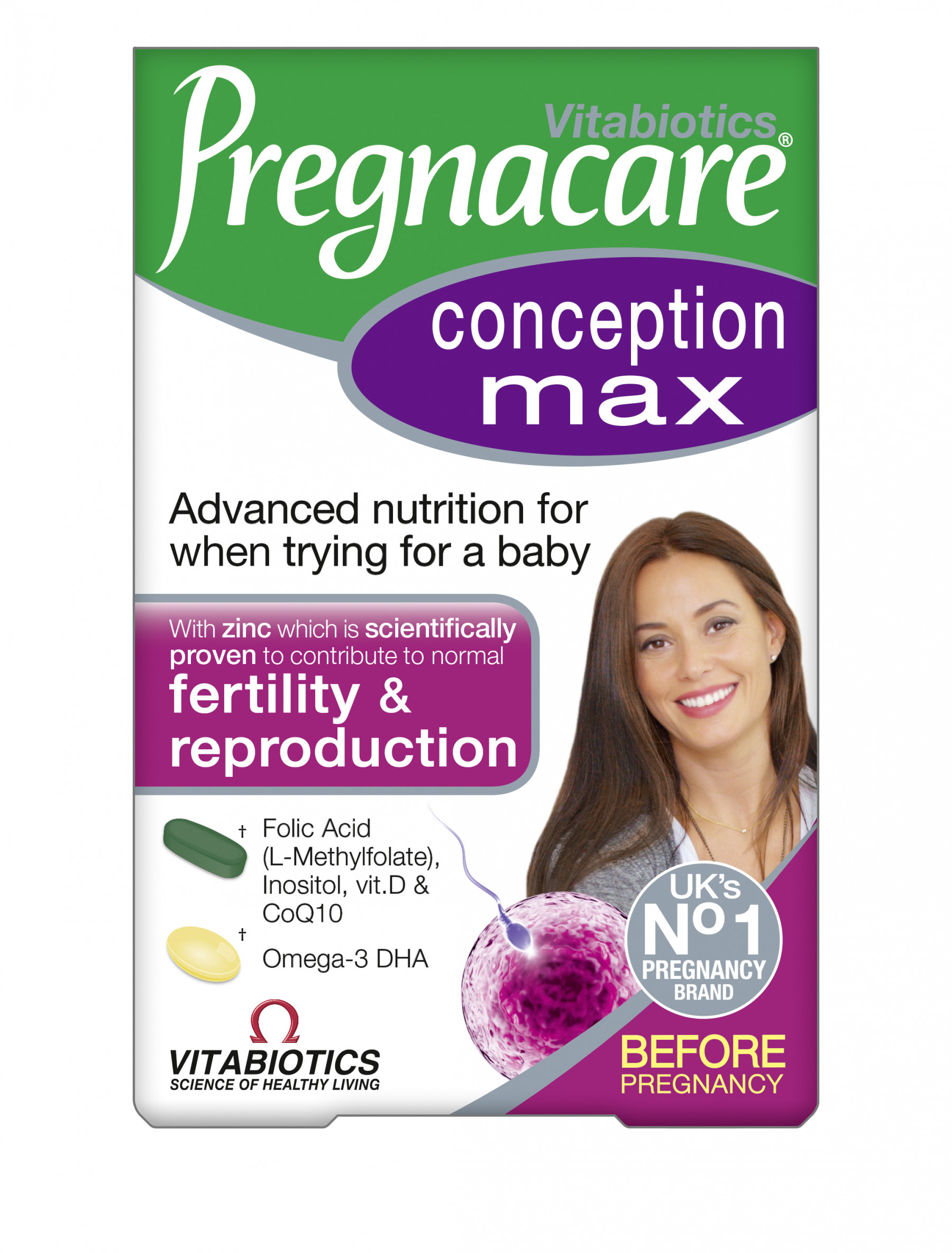 Vitabiotics Pregnacare Conception Max - 84 Tablets and Capsules