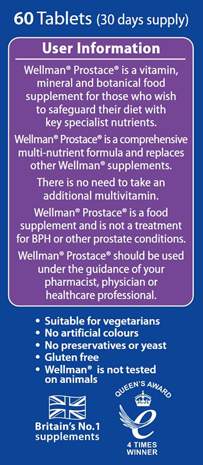 Vitabiotics Wellman Prostace 60 Tablets