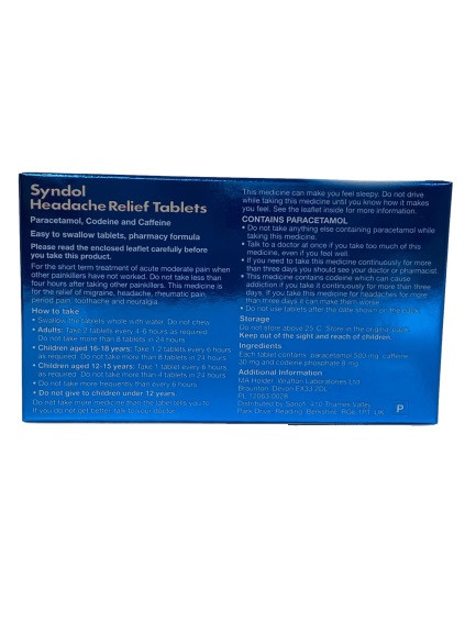 Syndol Headache Relief - 30 Tablets