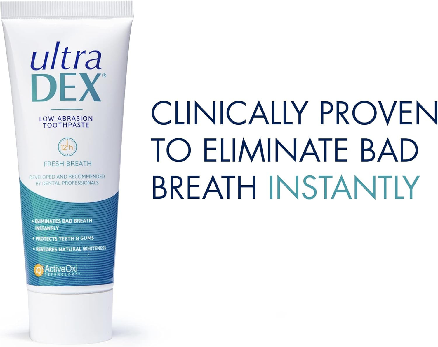 UltraDEX Low-Abrasion Toothpaste 75ml | Gentle & Effective Oral Care