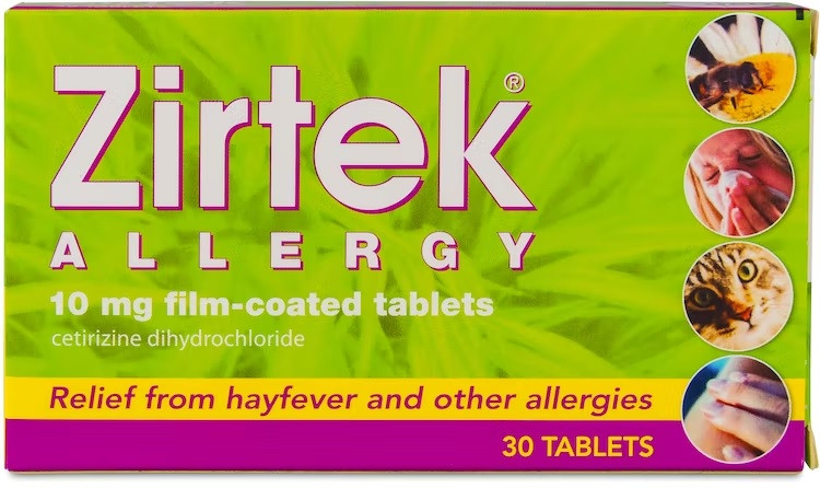 Zirtek Allergy Relief Tablets - 30 Tablets