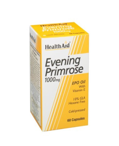 HealthAid Evening Primrose Oil with Vitamin E 1000mg 60 Capsules