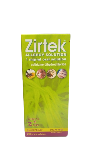 Zirtek Allergy Solution 200ml