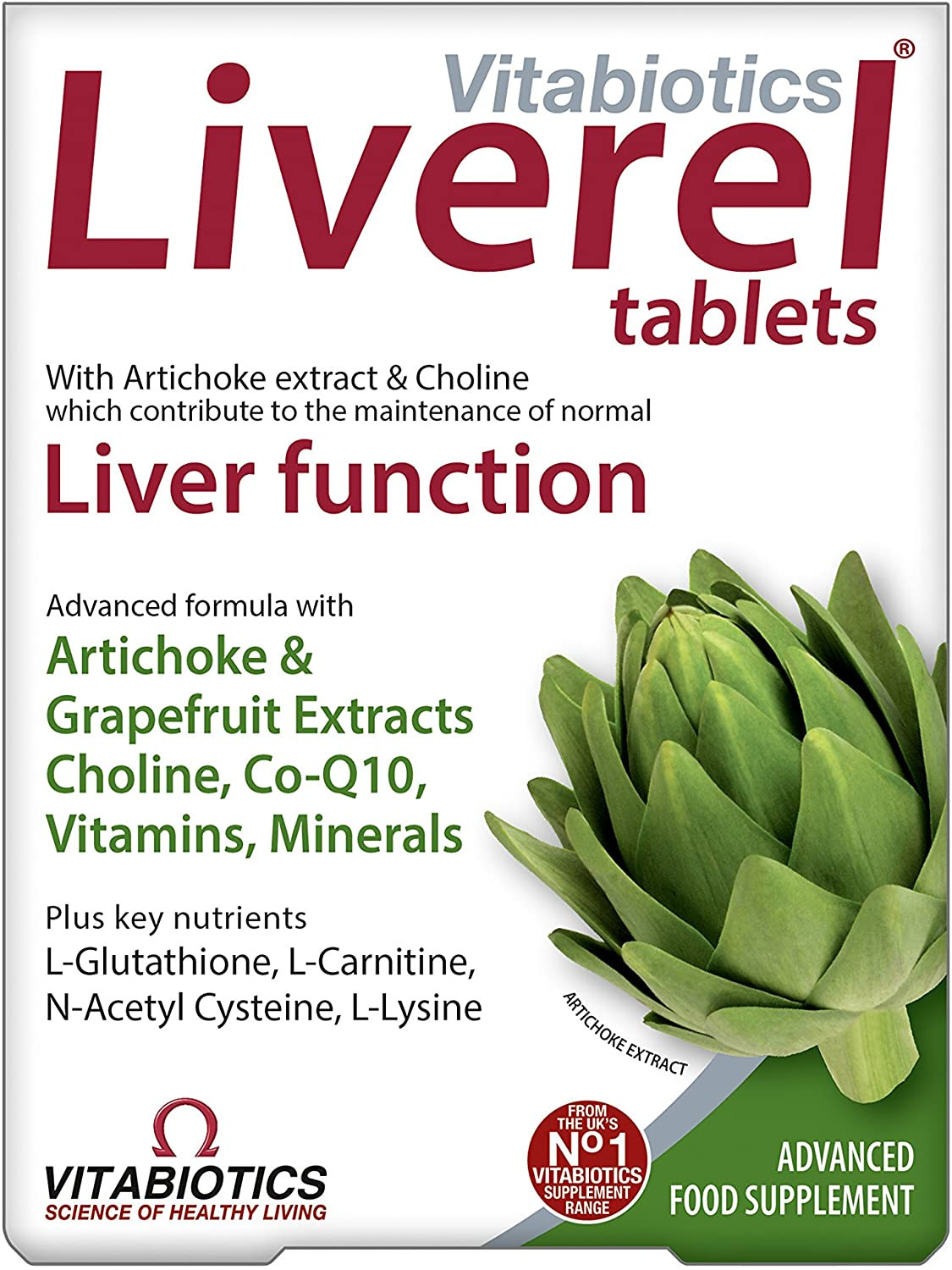 Vitabiotics Liverel Tablets - 60 Tablets