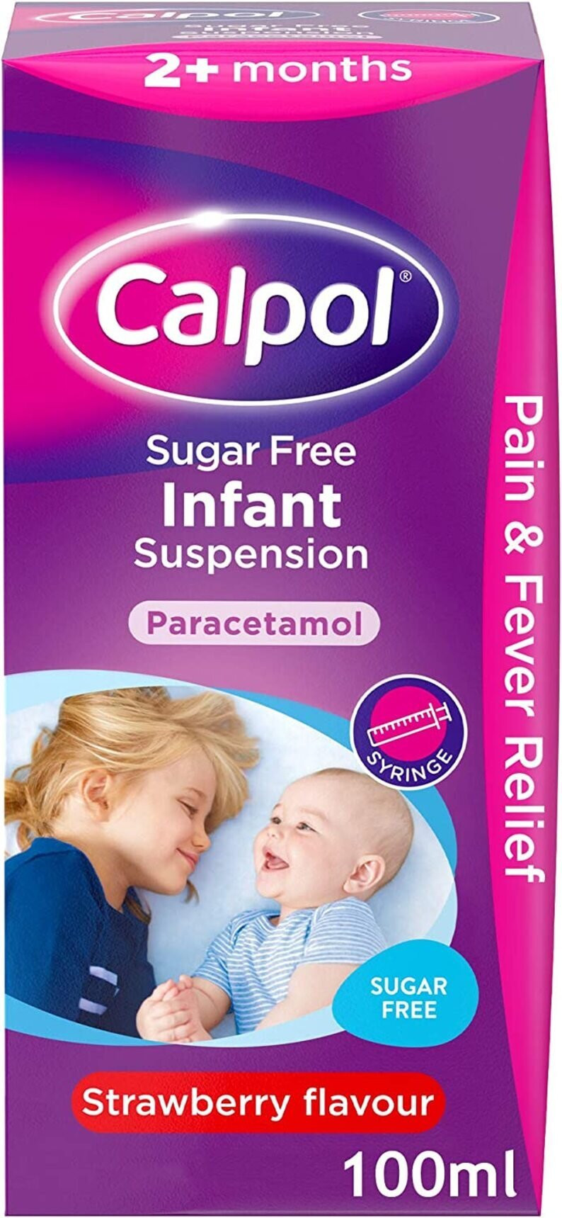Calpol Infant Suspension Strawberry Flavour 100ml