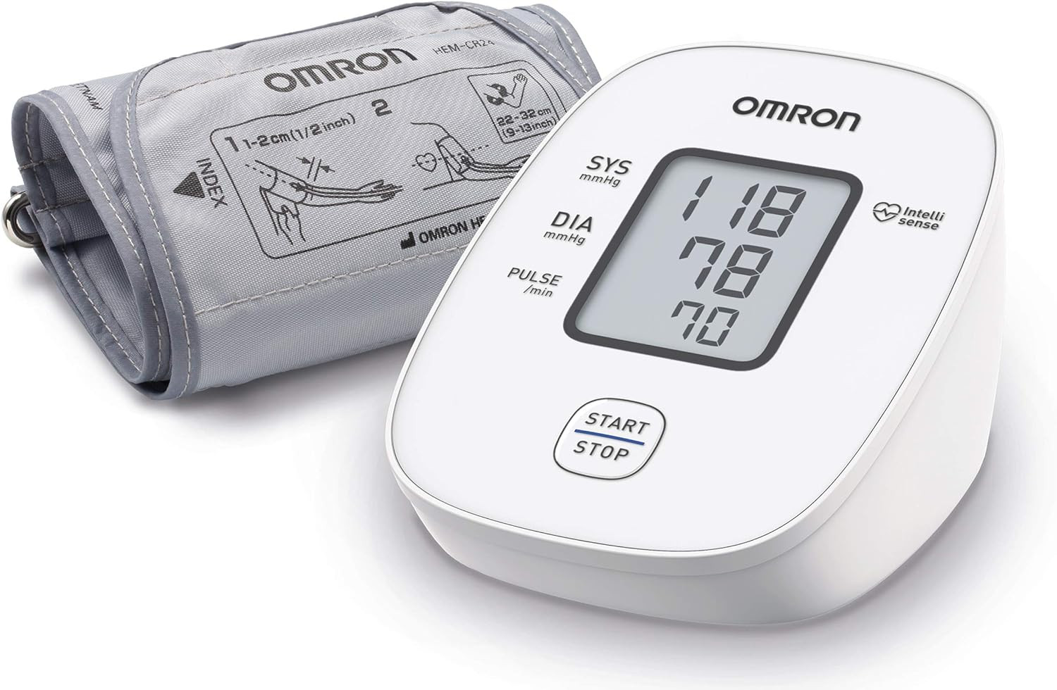 Omron M2 Basic Automatic Blood Pressure Monitor with Intellisense