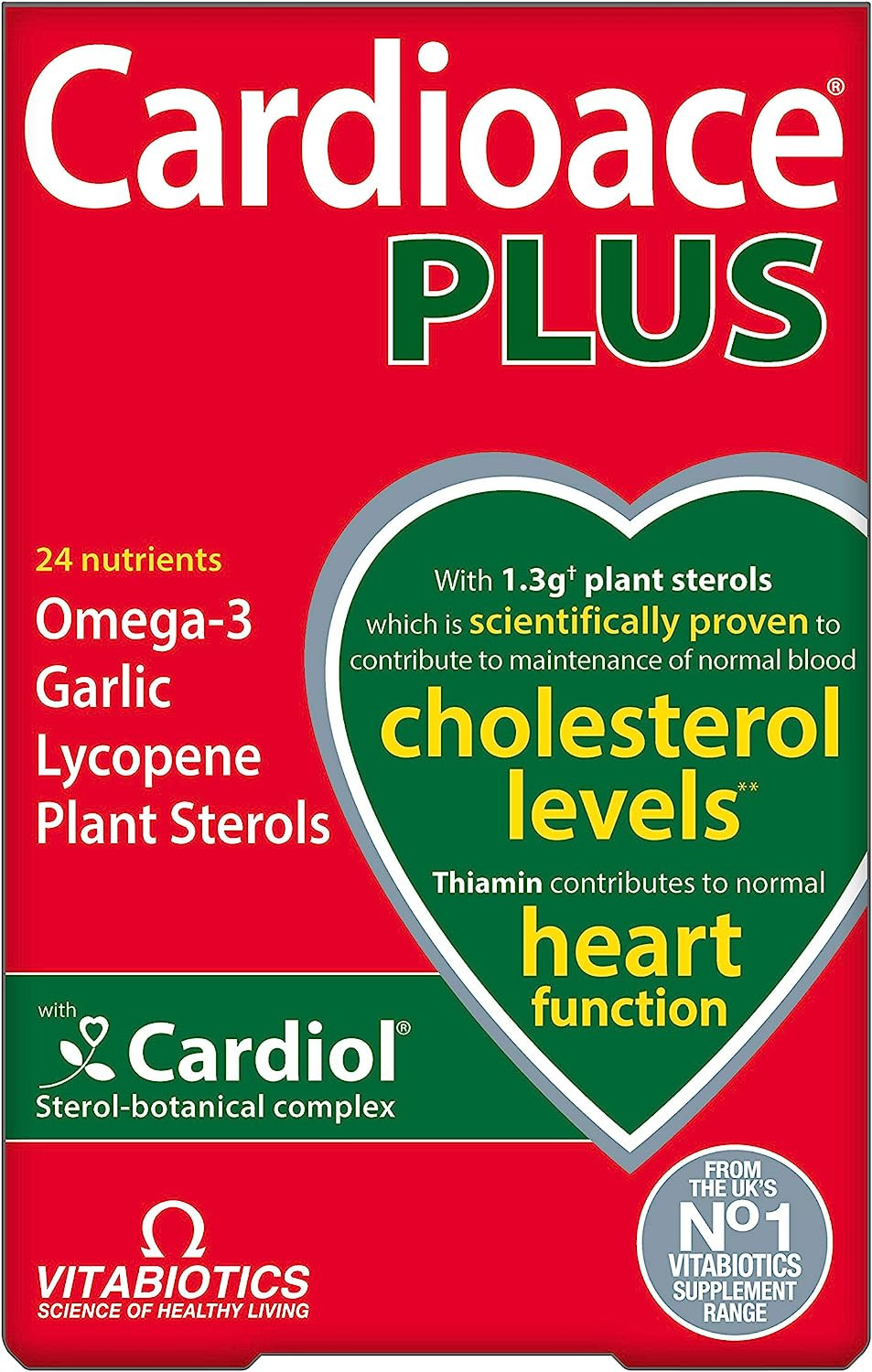 Vitabiotics Cardioace Plus Omega-3 60 Capsule