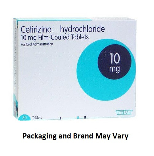 Cetirizine Hydrochloride Hayfever and Allergy Relief Tablets