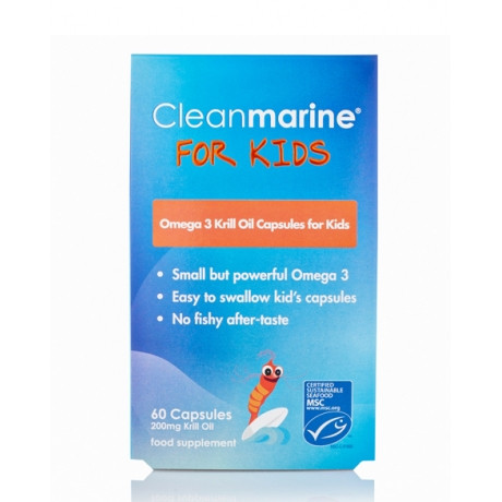 Cleanmarine Omega 3 Krill Oil Capsules for Kids