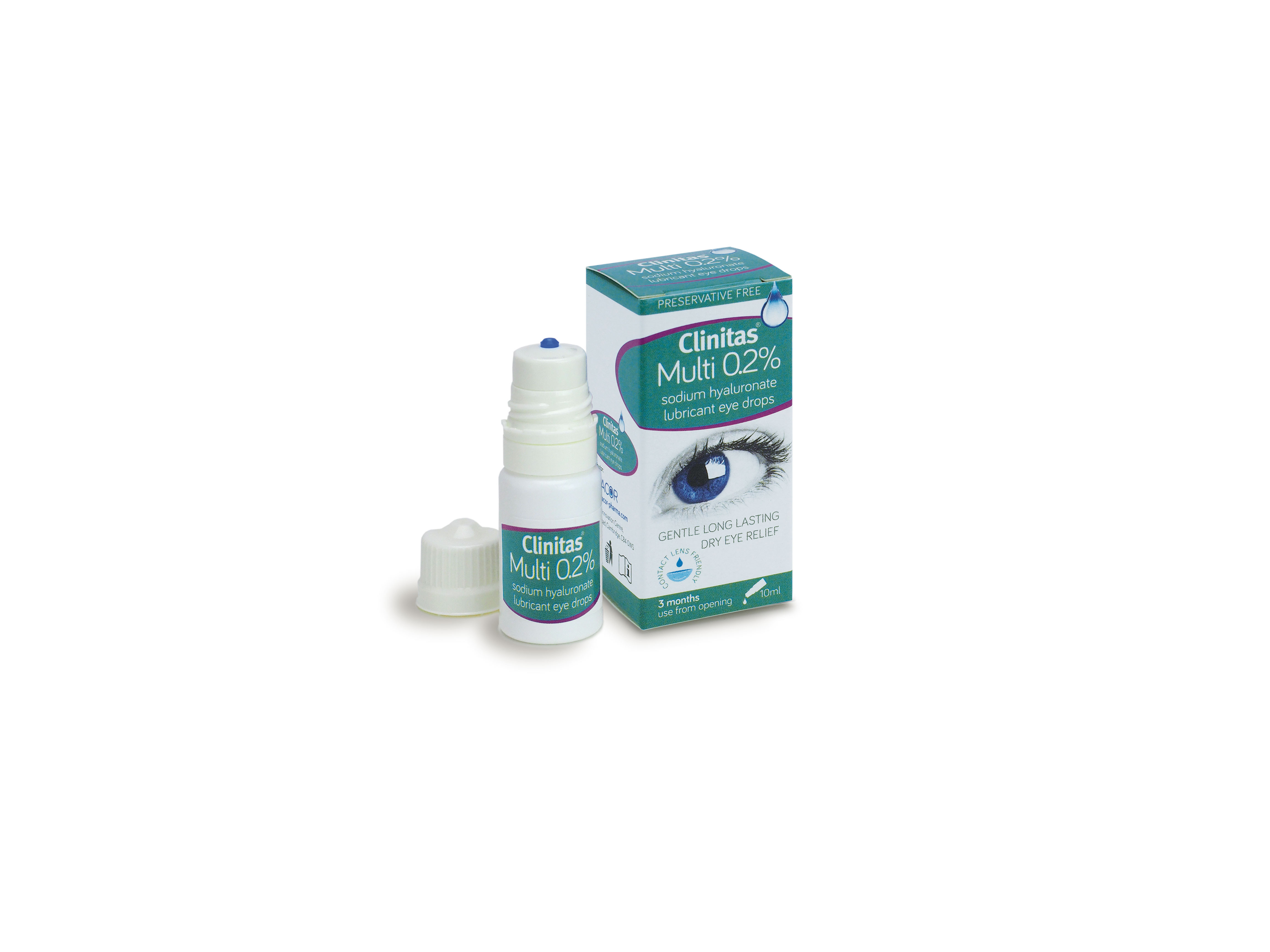 Clinitas Multi 0.2% Eye Drops 10ml Dry Eye Relief