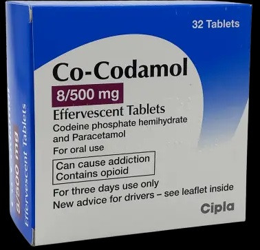 Co-Codamol Effervescent 8/500mg tablets