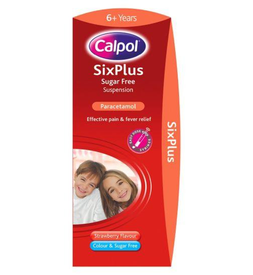 Calpol Six Plus Suspension Sugar Free 200ml