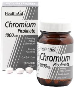 HealthAid Chromium Picolinate 200ug 60 Tablets