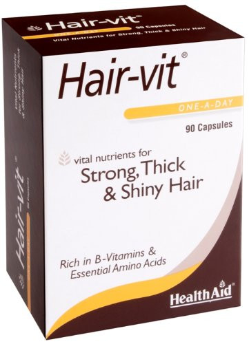 Health Aid Hair-Vit Capsules - 90 Capsules