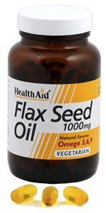 HealthAid Flaxseed Oil 1000mg 60 Capsules