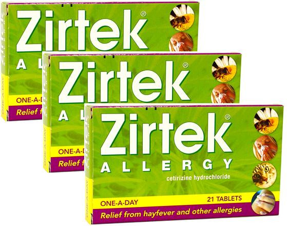 Zirtek Allergy Tablets Triple Pack Offer