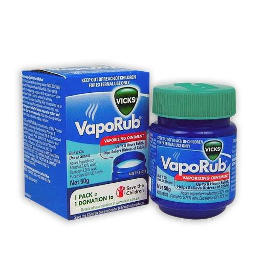Vicks VapoRub Ointment 50g | Vicks Effective Cold and Congestion Relief