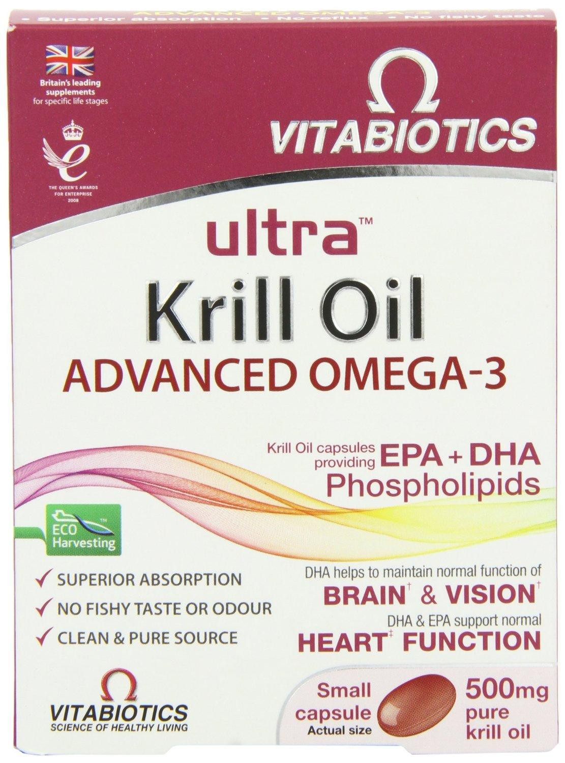 Vitabiotics Ultra Krill Oil Capsules
