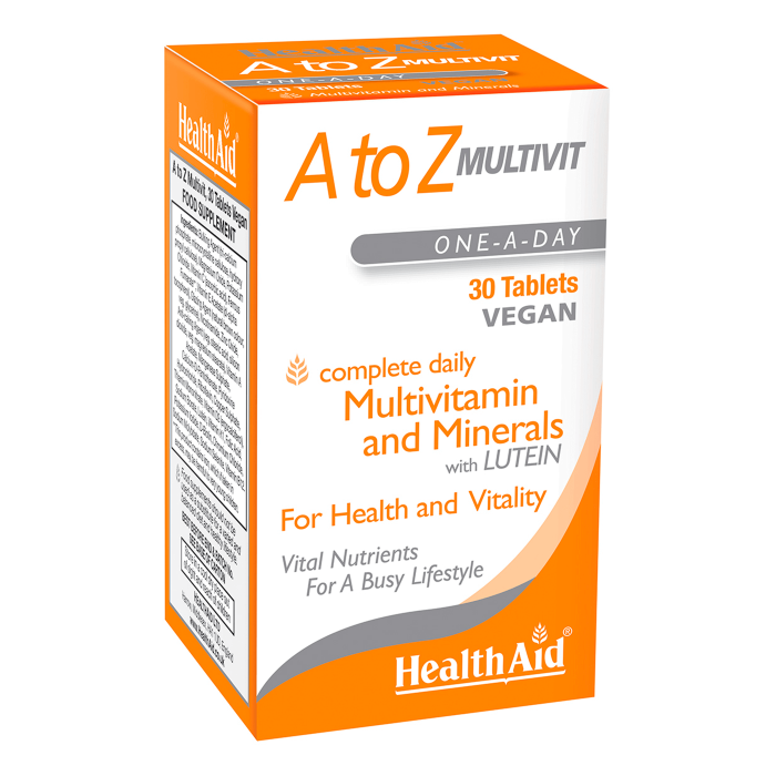 Health Aid Multivitamins And Minerals A to Z 30 Tablets