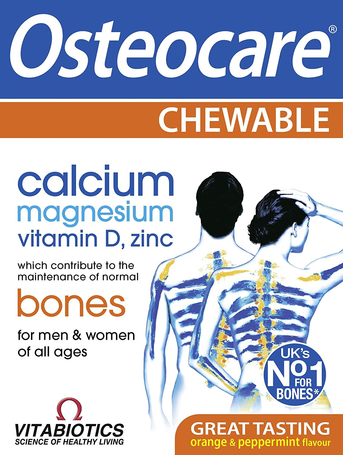 Vitabiotics Osteocare Chewable Tablets - 30 Tablets