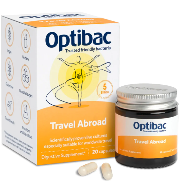 Optibac Probiotic Travel Abroad 20 Capsules