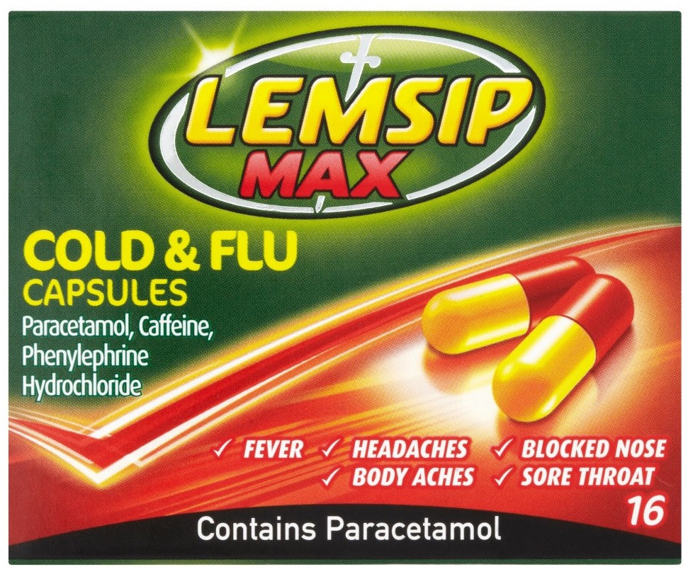 Lemsip Max Cold And Flu Capsules