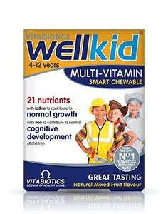 Vitabiotics Wellkid Multi Vitamins Smart Chewable 4-12 Years